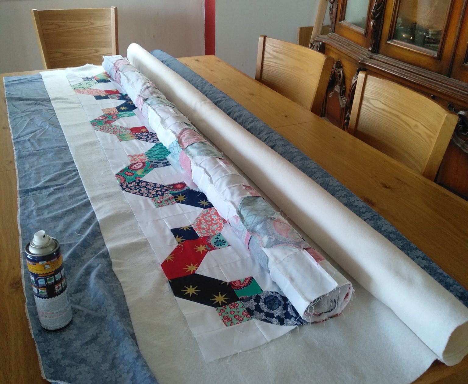 Easy Quilt Basting With Pool Noodles – Quilt Israel