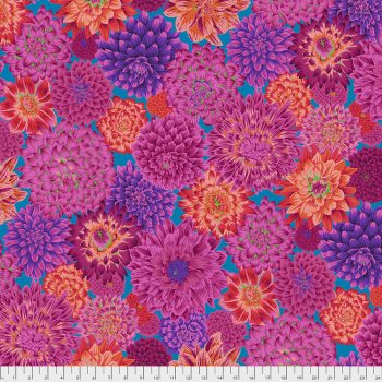 Kaffe Fassett Collective - Dancing Dahlias - Red