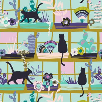 ⁦Oh Meow - 10" Fabric Wonders by Jessica Swift⁩ – תמונה ⁦6⁩
