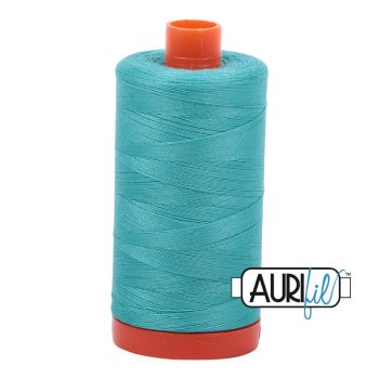 50wt Aurifil Light Jade 100% Cotton Mako Thread