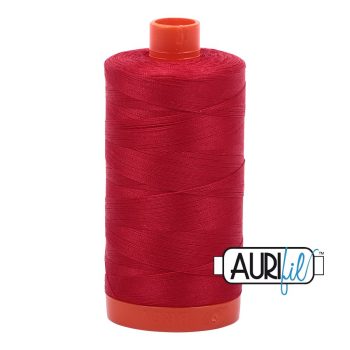 50wt Red 100% Cotton Mako Thread