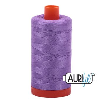 50wt Aurifil Violet 100% Cotton Mako Thread