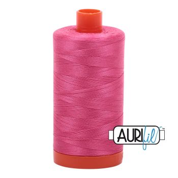 50wt Aurifil Blossom Pink 100% Cotton Mako Thread