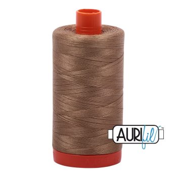 50wt Aurifil Toast 100% Cotton Mako Thread