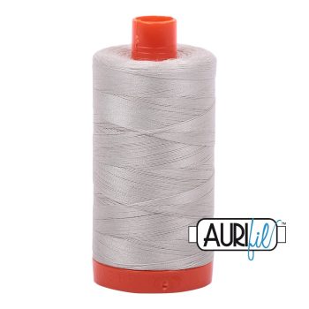 50wt Aurifil Moonshine 100% Cotton Mako Thread