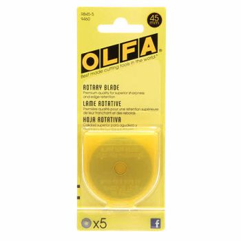 5 להבים 45 מ"מ לגלגלת חיתוך OLFA