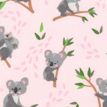 Cotton Fannel -  Cuddly Crew - Pink