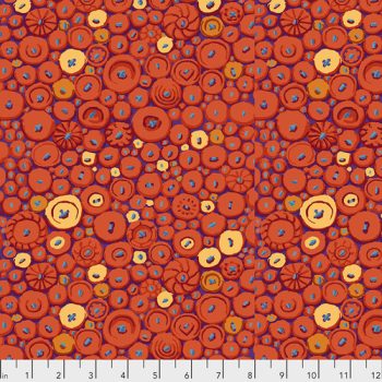 Button Mosaic - Orange