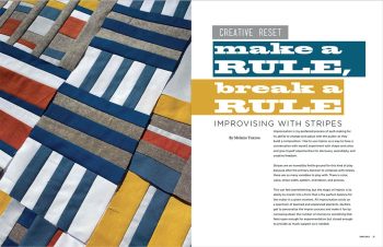 Curated Quilts Quarterly Journal Issue 16 Stripes - Image 3