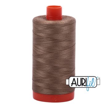 50wt Aurifil Sandstone 100% Cotton Mako Thread