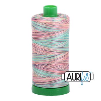 40wt Aurifil Marrakesh - Variegated 100% Cotton Mako Thread