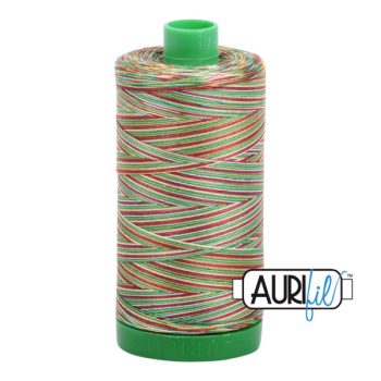 40wt Aurifil Leaves - Variegated 100% Cotton Mako Thread