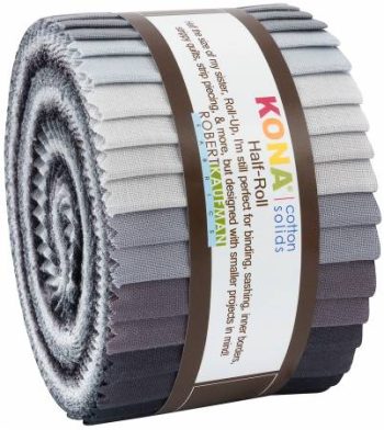 2-1/2in Strips Kona Cotton Stormy Skies Palette, 24pcs/bundle
