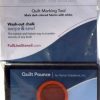Stencil Chalk Transfer Quilt Pounce Pad White - wash off