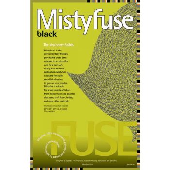 Mistyfuse Black 20in x 90in