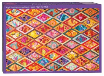 Kaffe Fassetts Diamond Quilt Jigsaw Puzzle for Adults