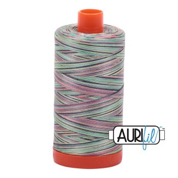 50wt Aurifil Marrakesh - Variegated 100% Cotton Mako Thread