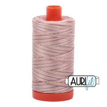 50wt Aurifil Biscotti - Variegated 100% Cotton Mako Thread