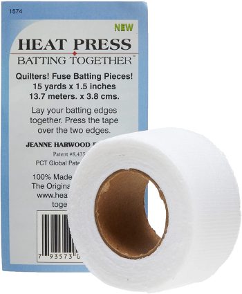 Heat Press Batting Together 1 1/2in x 15yds