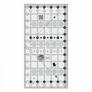 Creative Grids LEFT Handed Quilt Ruler 6-1/2in x 12-1/2in