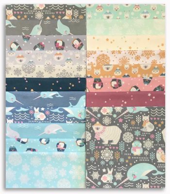 Wishwell: Snow Snuggles Flannel by Vanessa Lillrose and Linda Fitch - Complete collection - Image 2