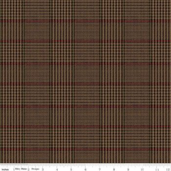 All About Plaids Tweed Brown