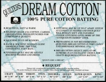 Quilters Dream Request Natural Twin Size 93inx72in