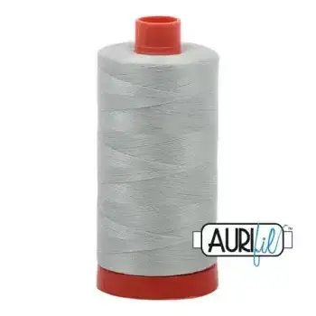 50wt Aurifil Platinum Green 100% Cotton Mako Thread