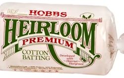 Batting Heirloom Premium Cotton Blend 120in x 120in
