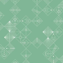 Century Prints - Deco by Giucy Giuce Tiles Jade