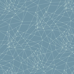 Fabrics From the Attic by Giucy Giuce Little String Theory Powder Blue