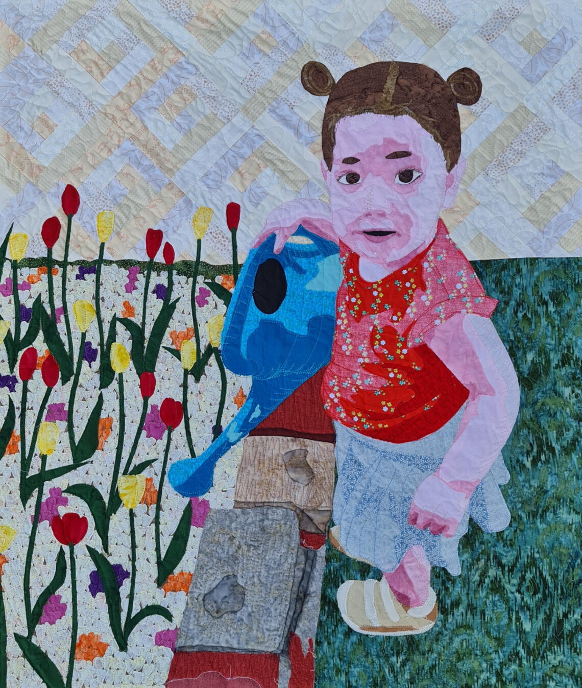 My Little Gardener Quilt by Rena Reich